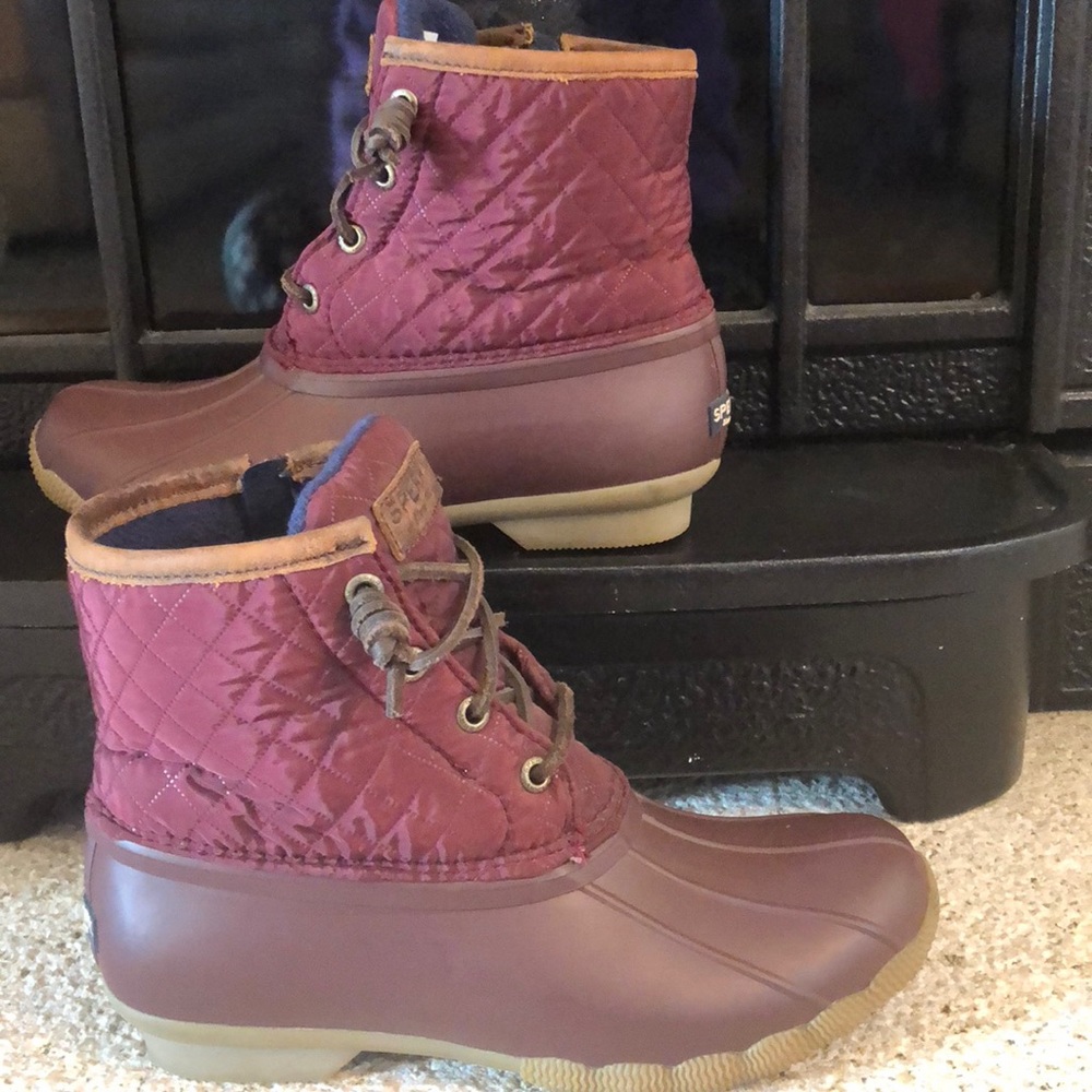 🦆SPERRY SALTWATER DUCK BOOT SIZE 6.5 🦆